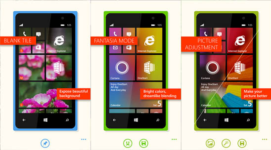 OneStart – создайте стартовый экран Windows Phone под себя
